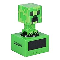 Minecraft Sveglia Creeper Icona Ufficiale con Musica Luce Notturna per Bambini & Adolescents