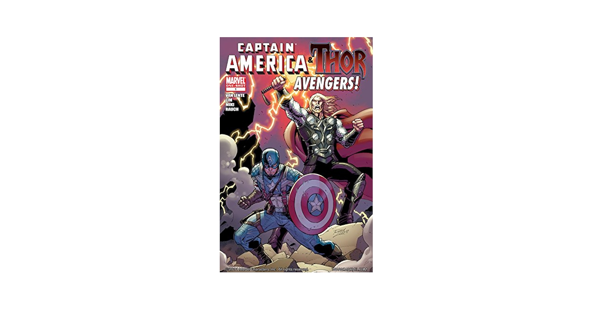 Amazon.com: Captain America & Thor!: Avengers #1 eBook : Van