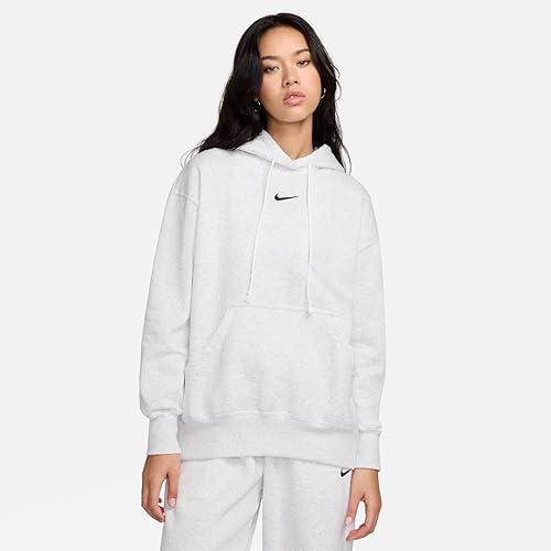 Miniatura 3 de Nike Sportswear - Sudadera con capucha de forro polar, con diseño Phoenix, de gran tamaño para mujer