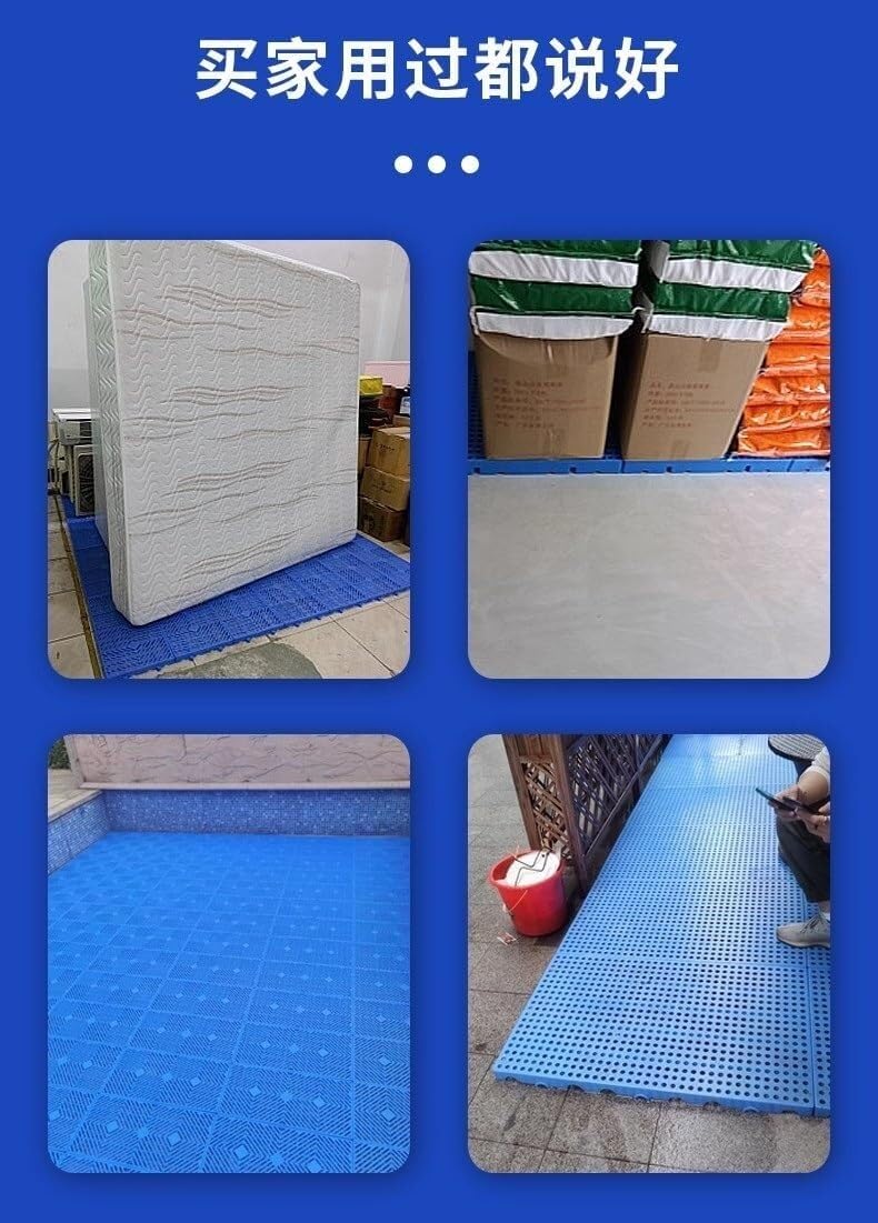 Pallet di plastica Pallet di plastica Leggeri, per Garage di supermercati, armadi all'aperto, Pallet di plastica Multipli Liberamente combinati, stoccaggio di Sicurezza, Griglie di spedizione