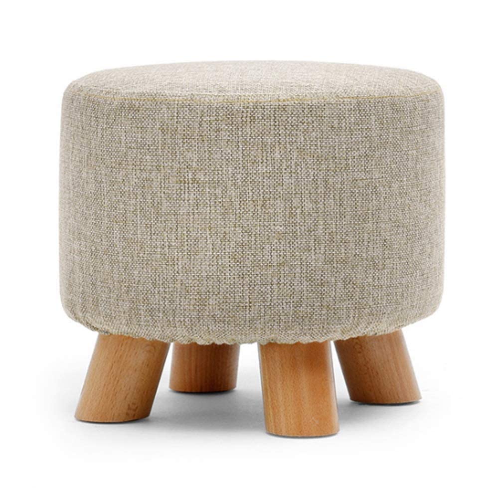 Repose-pieds canapé pour soulager les jambes | Tabouret bois tissu simple et stable