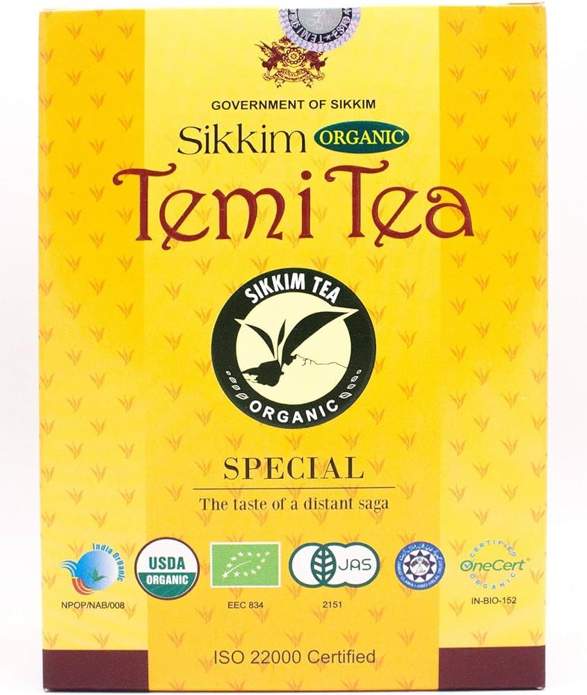 Red Golden Orange Pekoe Lopchu 500g | Blue Flower Ornage Pekoe Lopchu 500g | Temi Sikkim Tea 250g | Makaibari Apoorva 200g | Tea | Darjeeling | Organic | Authentic 2