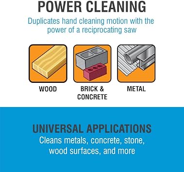 Spyder 400002 Wire Brush Reciprocating Saw Attachment
