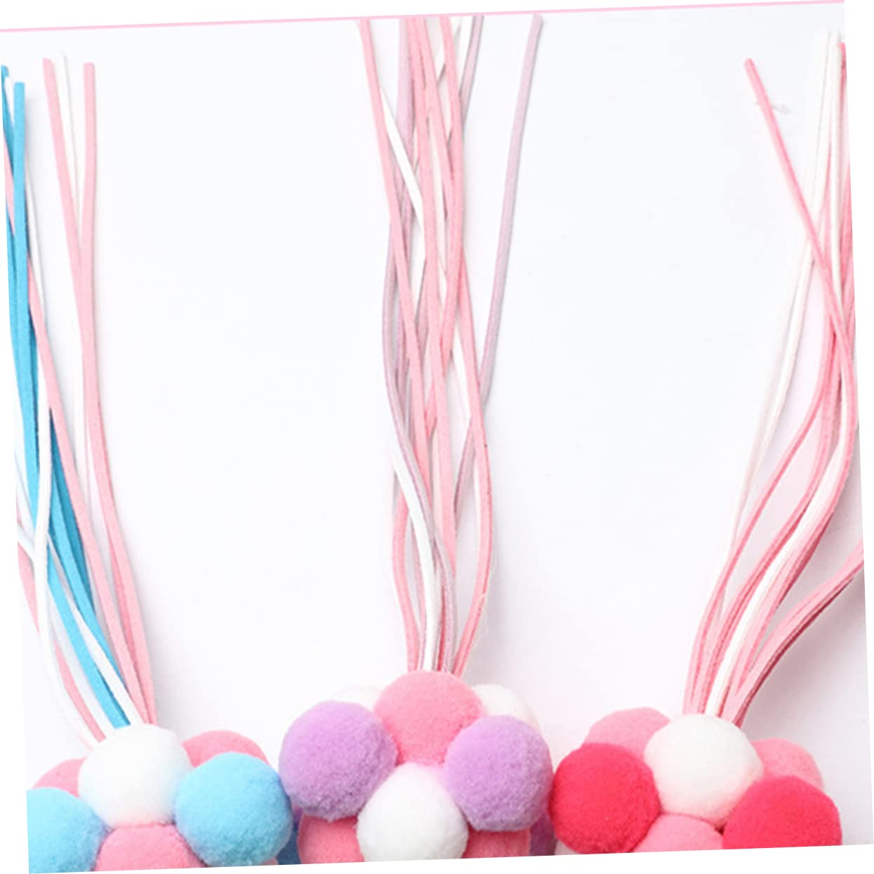 Yardwe 6 Piezas Gatito Juguetes Interactivos Juguete De Hadas Suministros De Juguetes para Gatos Peluche Themberchaud Juguetes Teaser Juguetes para Gatitos Hueso De Juguete Mascota Pompón