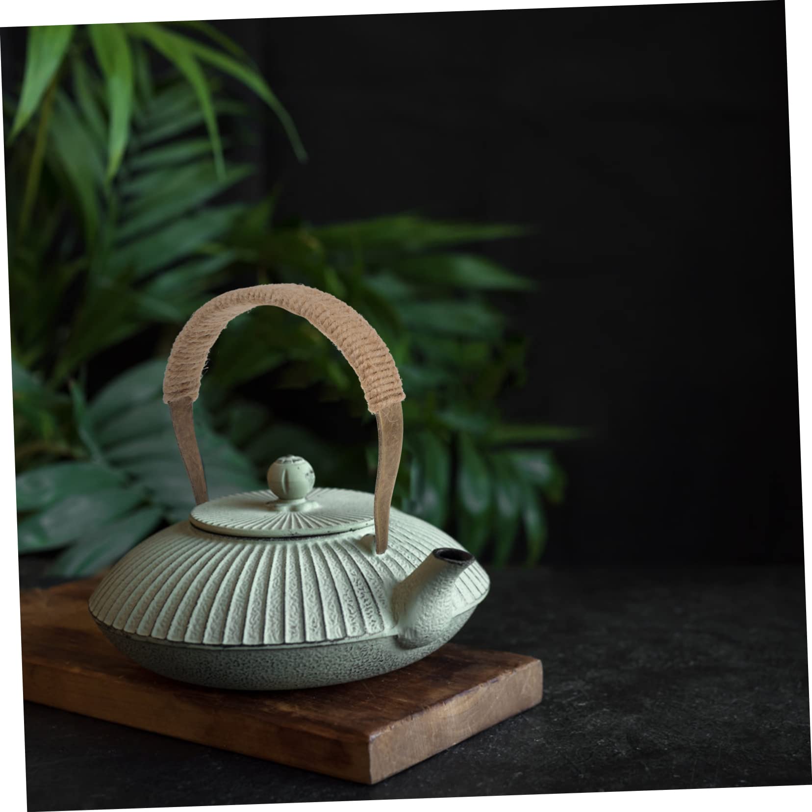 Mango Tetera Reemplazo Resistente Al Calor Para Tetera Cerámica Diseño Rústico Con Cuerda De Cáñamo Mediano Accesorio Ergonómico Para Cocina Japonesa y Coreana