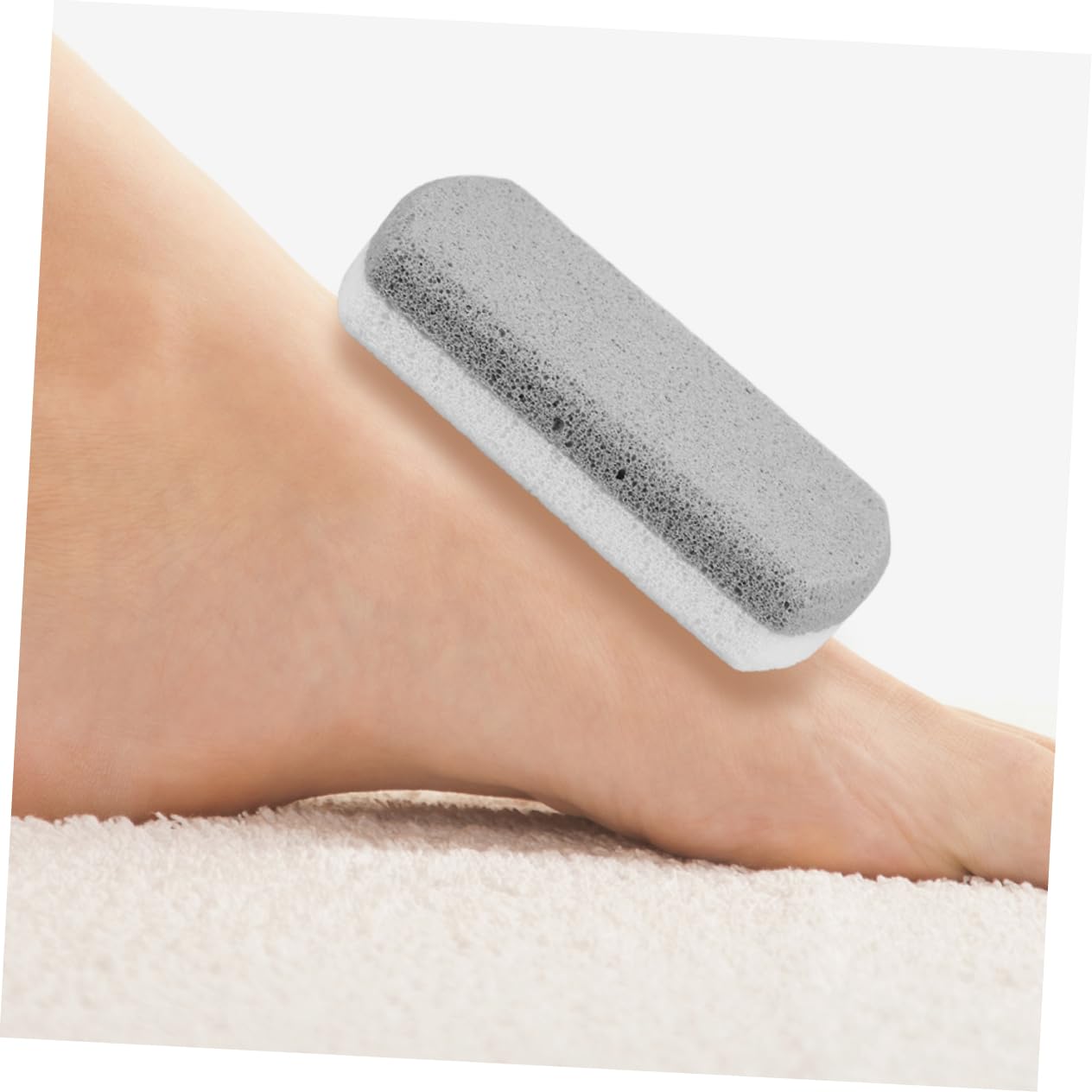 COLLBATH 2 Sided Foot Stone Pumice for Dead Skin Removal Foot Scrubber Exfoliating Stone Ergonomic Grip