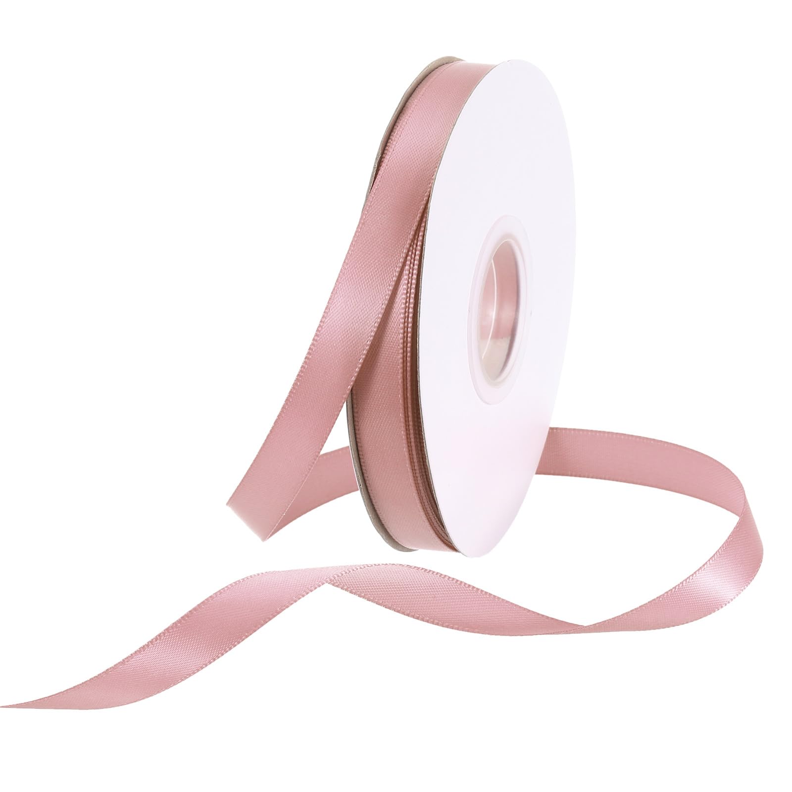 Rebower 25 Yard/75ft Satin Ribbon Thick Double Face Grosgrain Silk Ribbon, [for Gift Wrapping Hair Bows, Wedding, Cake