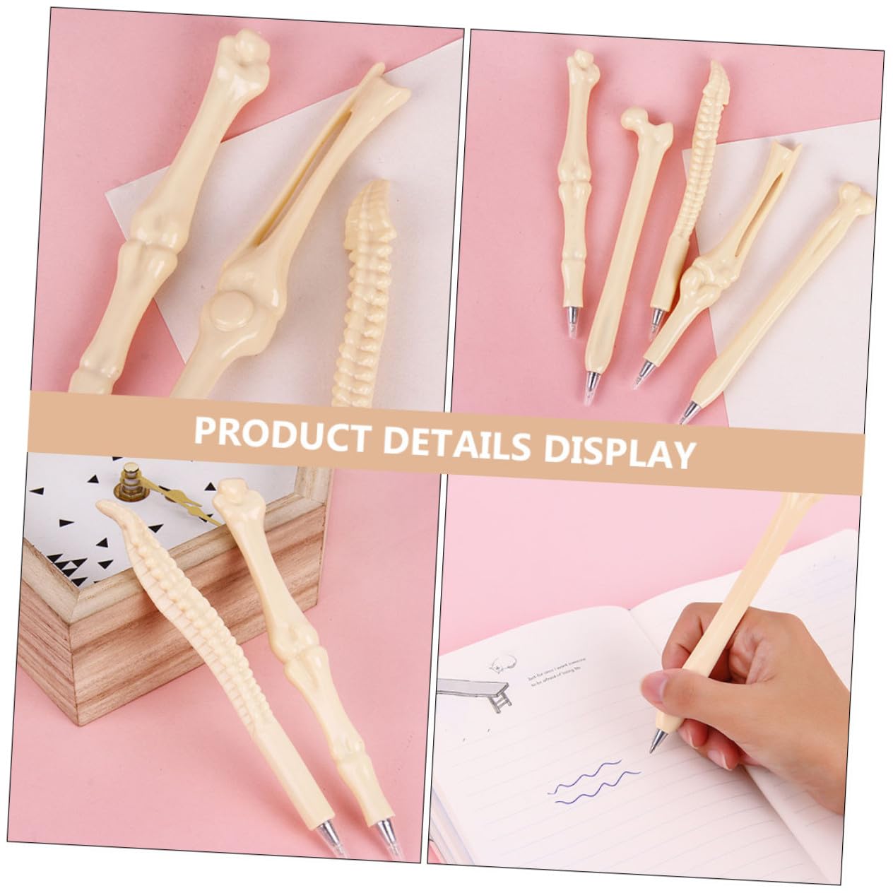 Angoily 6 Set Penne Halloween Design e Divertente per Studenti Scrittura e Pratica Regalo Originale per Festa e Scuola
