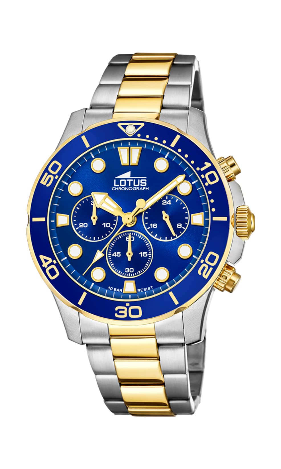 LOTUS Reloj Analógico para Hombres de Cuarzo con Correa en Acero Inoxidable 18757/1