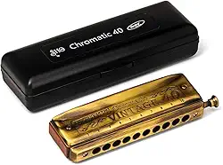 Hering Harmonicas 1040C Vintage 40 Gaita Cromática - Chave de C