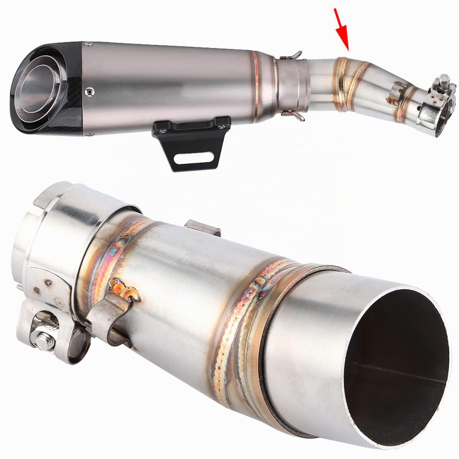 Tuyau d'échappement KIMISS - Pour moto - Pour Z250 2013-2016 - Pour 250 300 2013-2016