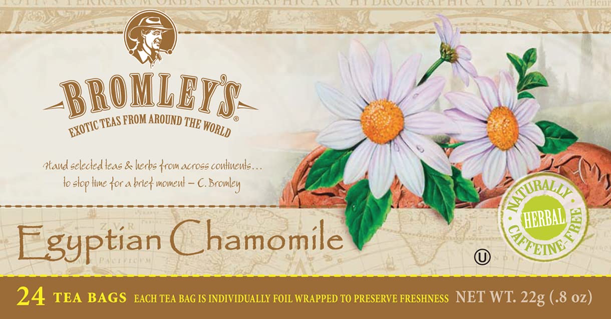 Amazon.com : Bromley's Egyptian Chamomile Exotic Tea, 24 Count