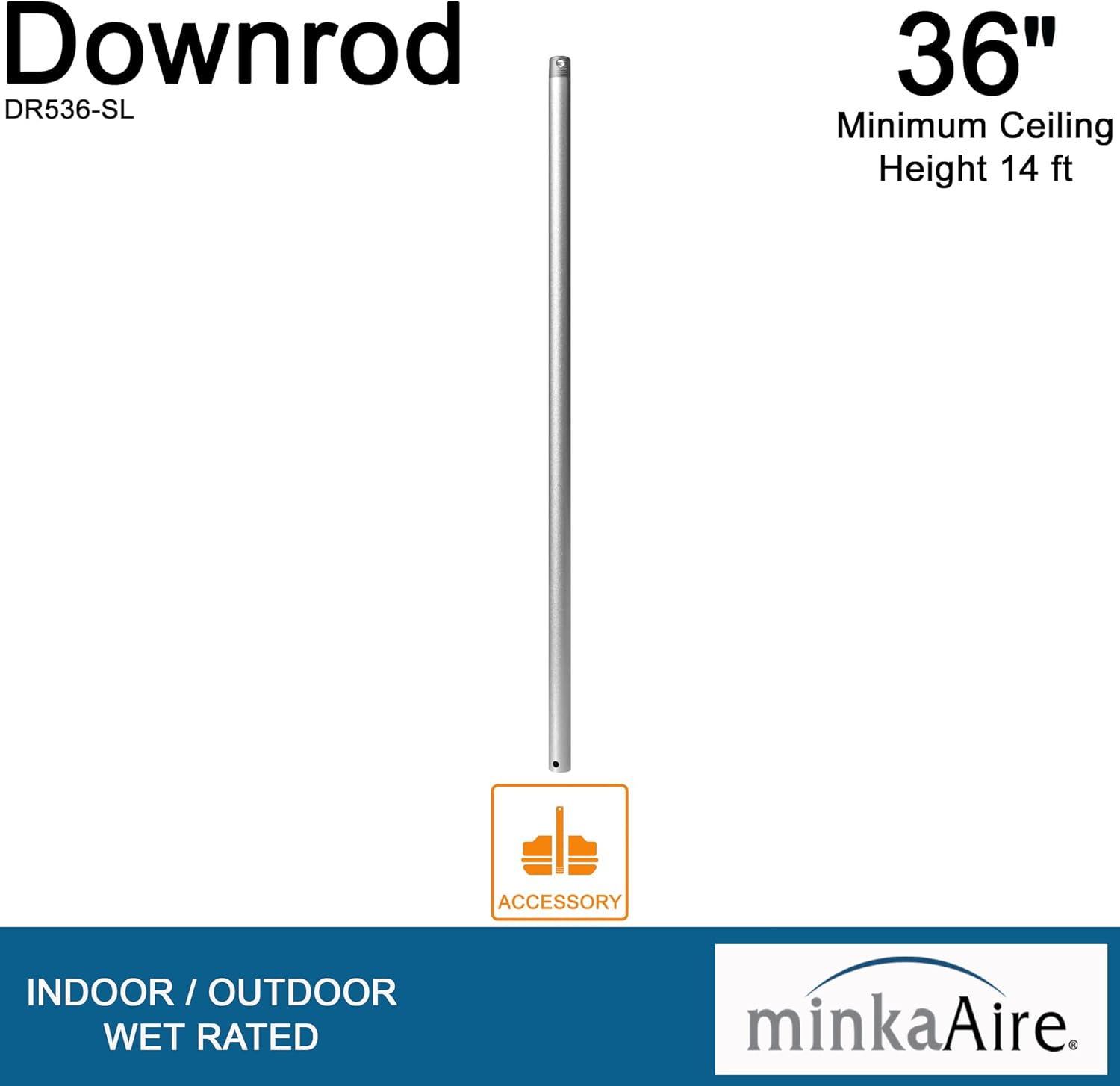 Minka Lavery DR536-SL Aire Down Rod
