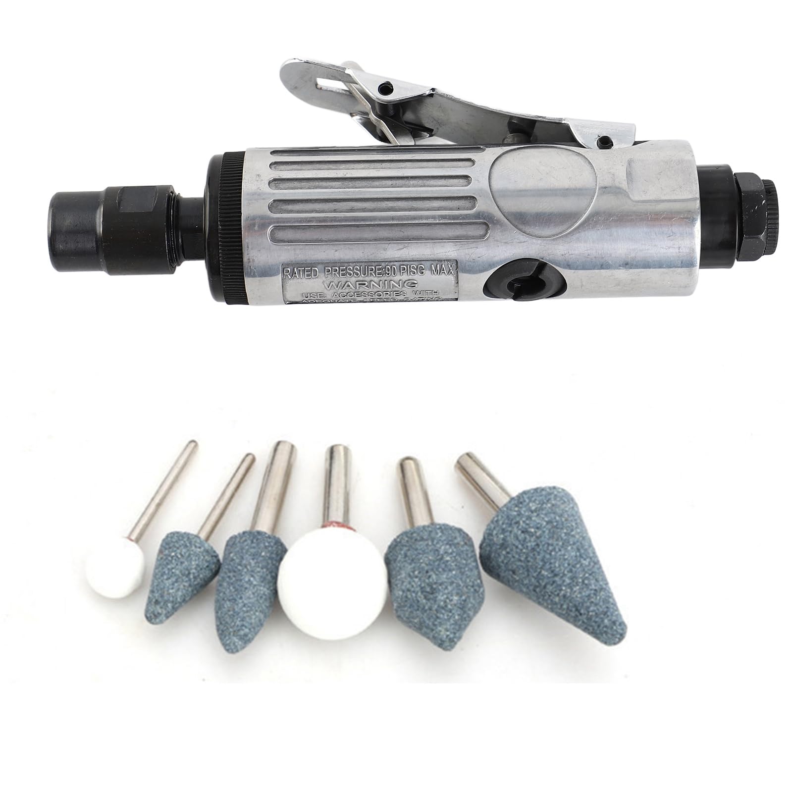 Air Die Grinder Kit Metal Sturdy Long Service 20000RPM Chuck Power Tool Engraving Polishing for Workshop