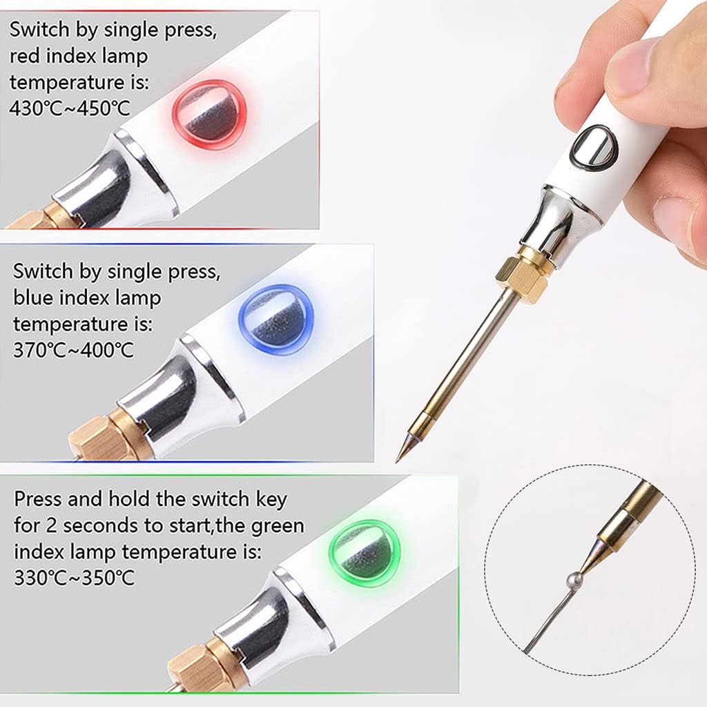 Mini Electric Soldering Iron Three-speed Adjustable Temperature Fast Heating Welding Tool