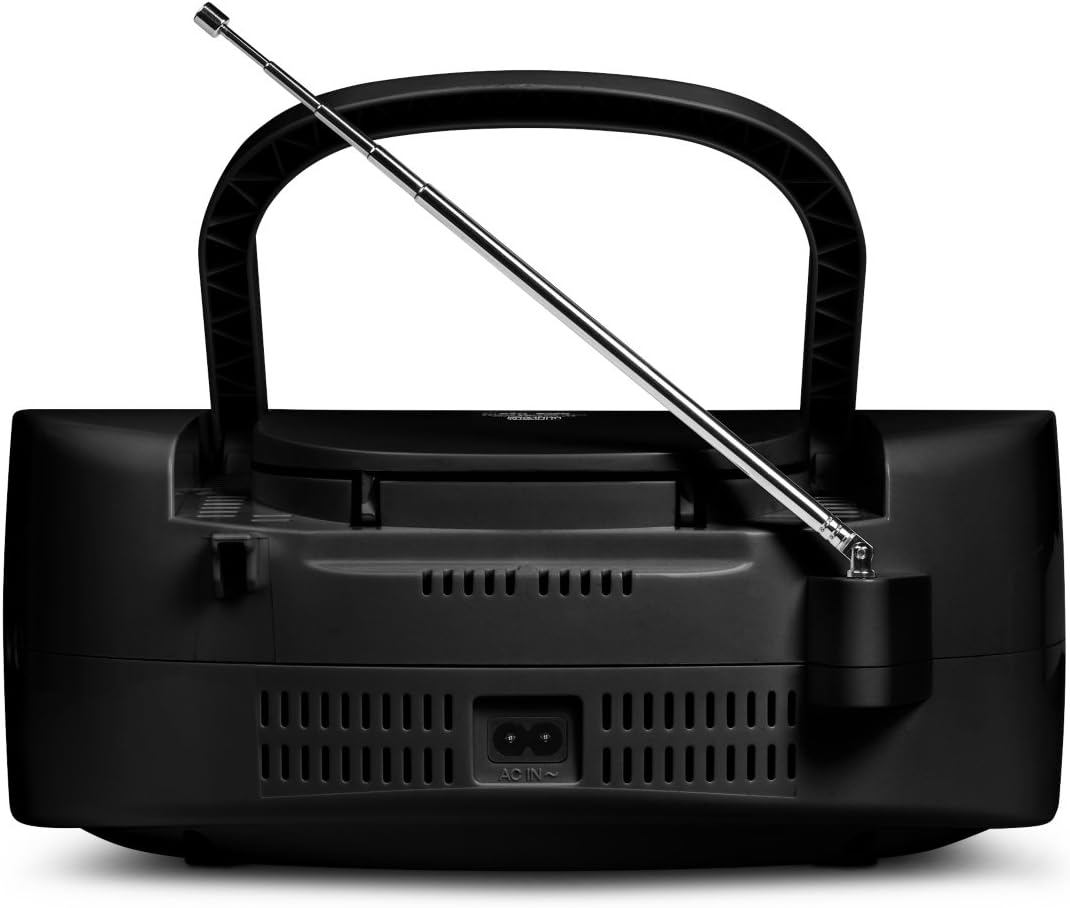 Medion LIFE E64070 CD-Radio MP3 Cassette Stereo System, rear view