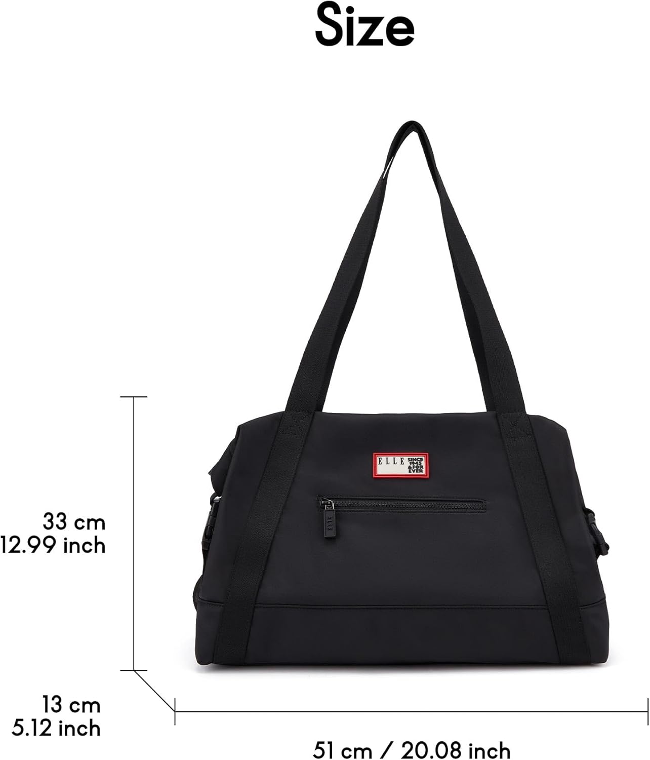 ELLE Women‘s 20-Inch Carry-On Duffle Bag for Travel, Sports & Gym - Image 6