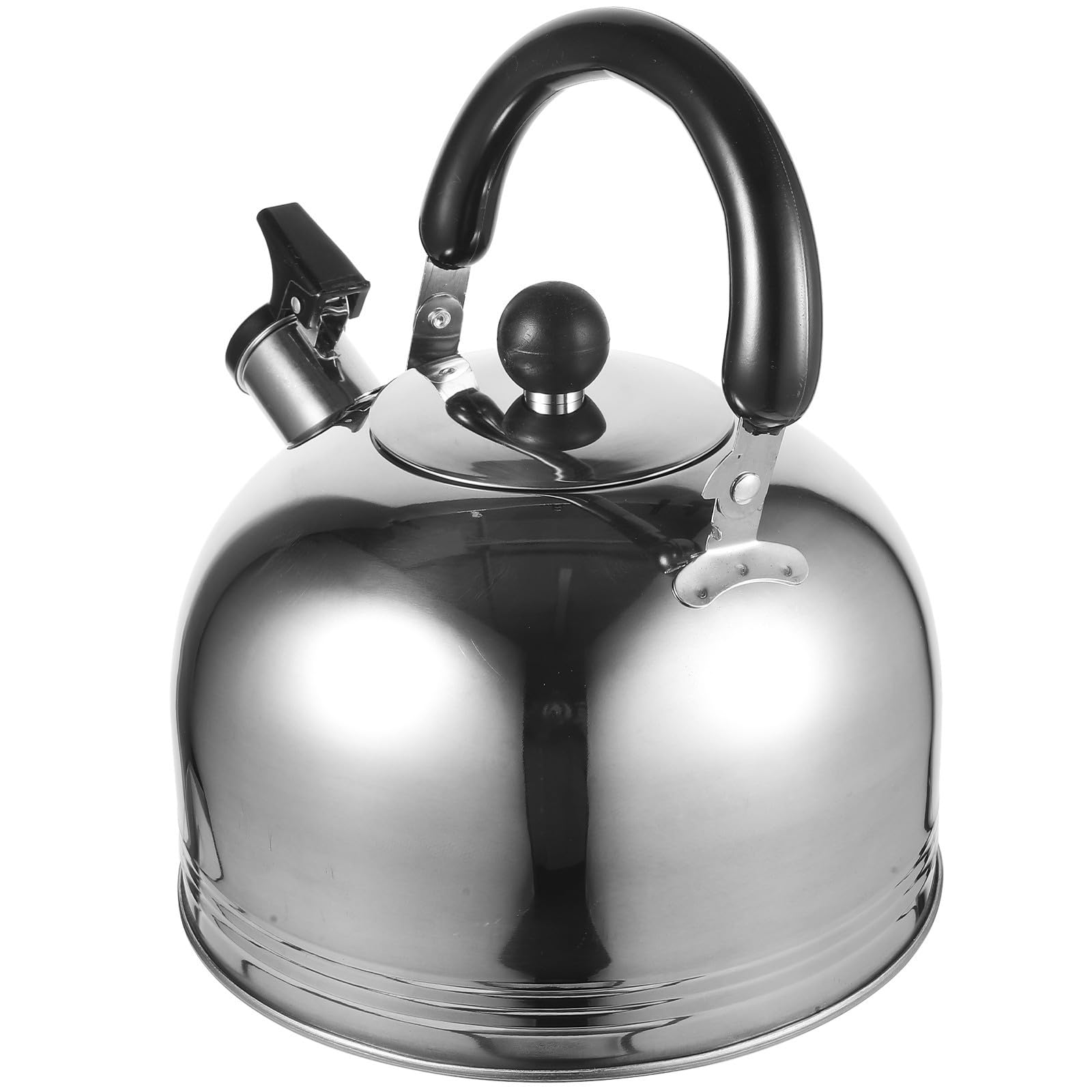 Bouilloire sifflante en acier inoxydable 3l Luxshiny avec poignée ergonomique