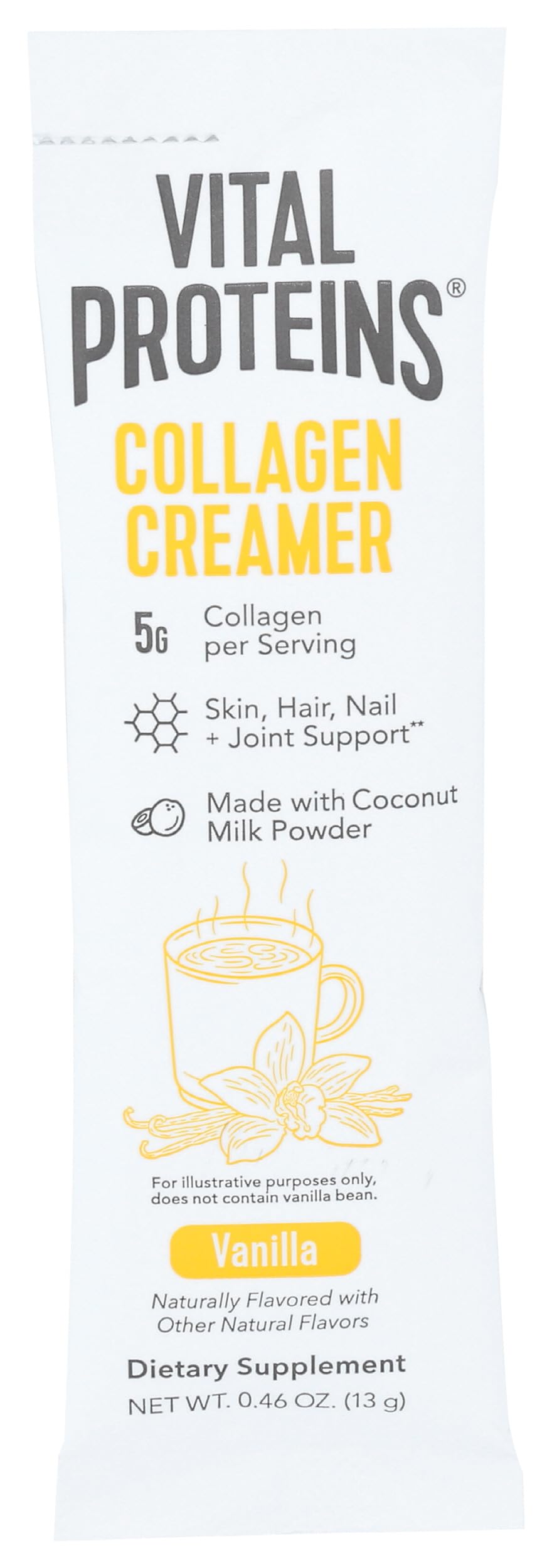 Vital Proteins Vanilla Collagen Creamer Single, 0.46 OZ