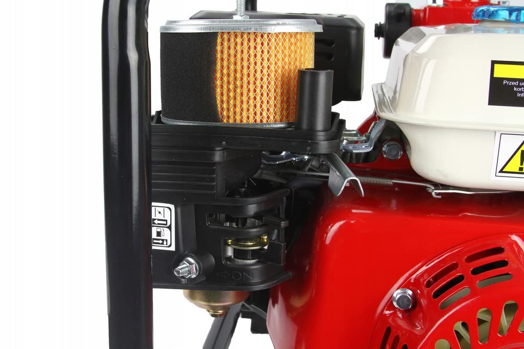 Motopompa a Scoppio per Irrigazione 4 Tempi Benzina OHV 7 CV Altezza di Sollevamento 65m Autoadescante Portata 600 L/min