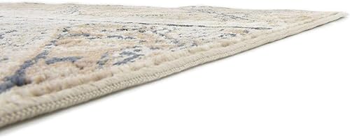 Miniatura 8 de Unique Loom Chateau Collection - Alfombra geométrica, vintage, texturizada, envejecida, tradicional, 4 pies 0 pulgadas x 6 pies 0 pulgadas,