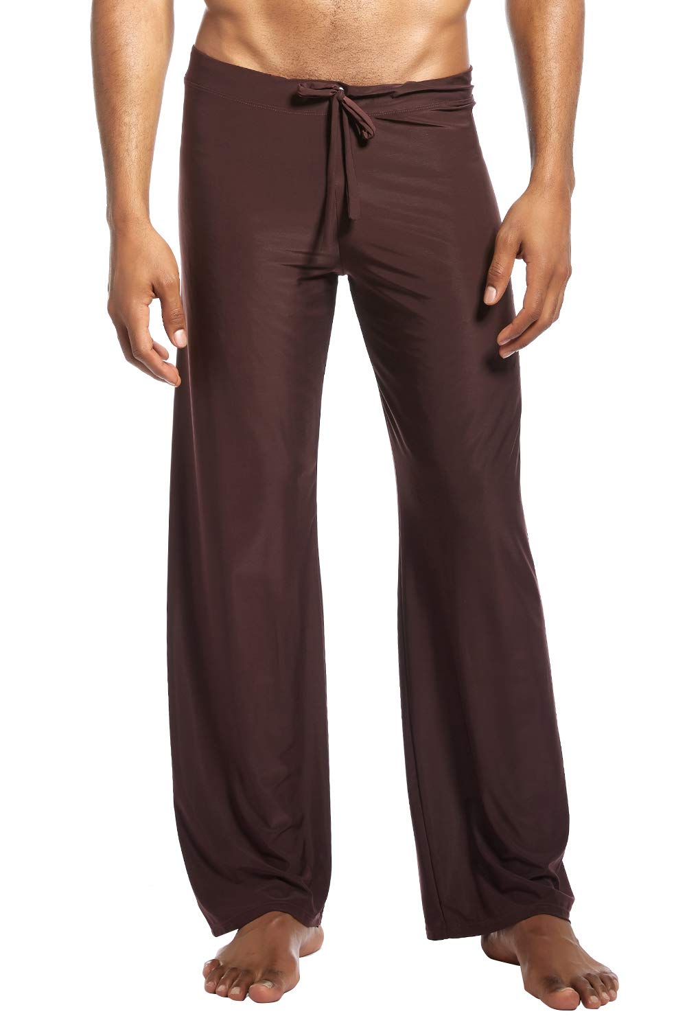 AIEOEMen's Yoga Sport Pants Loose Comfortable Lounge Trousers Sleepwear Bottoms