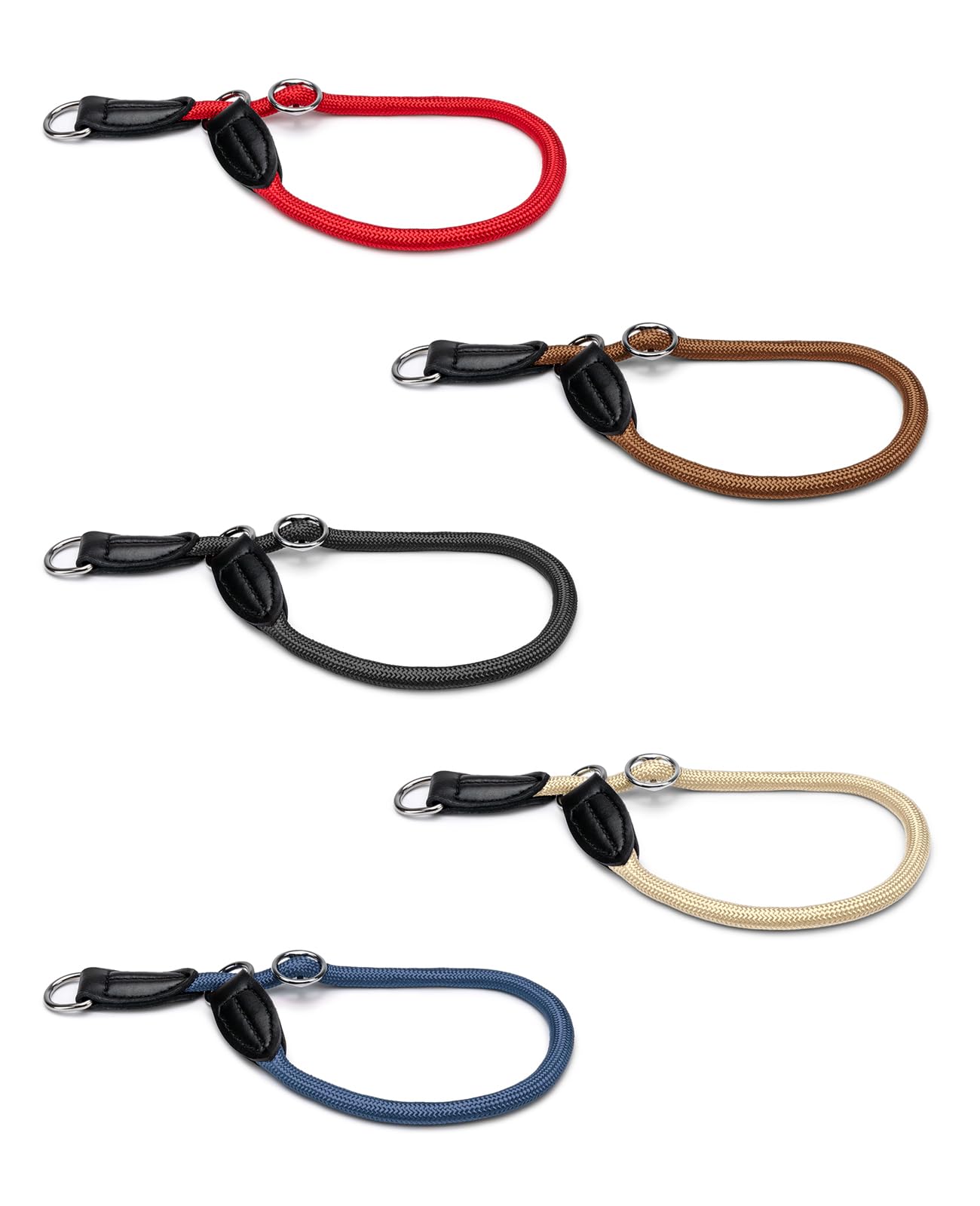 lionto Collare per cani collare retriever collare da addestramento 60 cm Nero