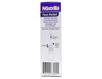 Amazon.com: NOSTRILLA NASAL SPRAY 0.5 OZ by INSIGHT