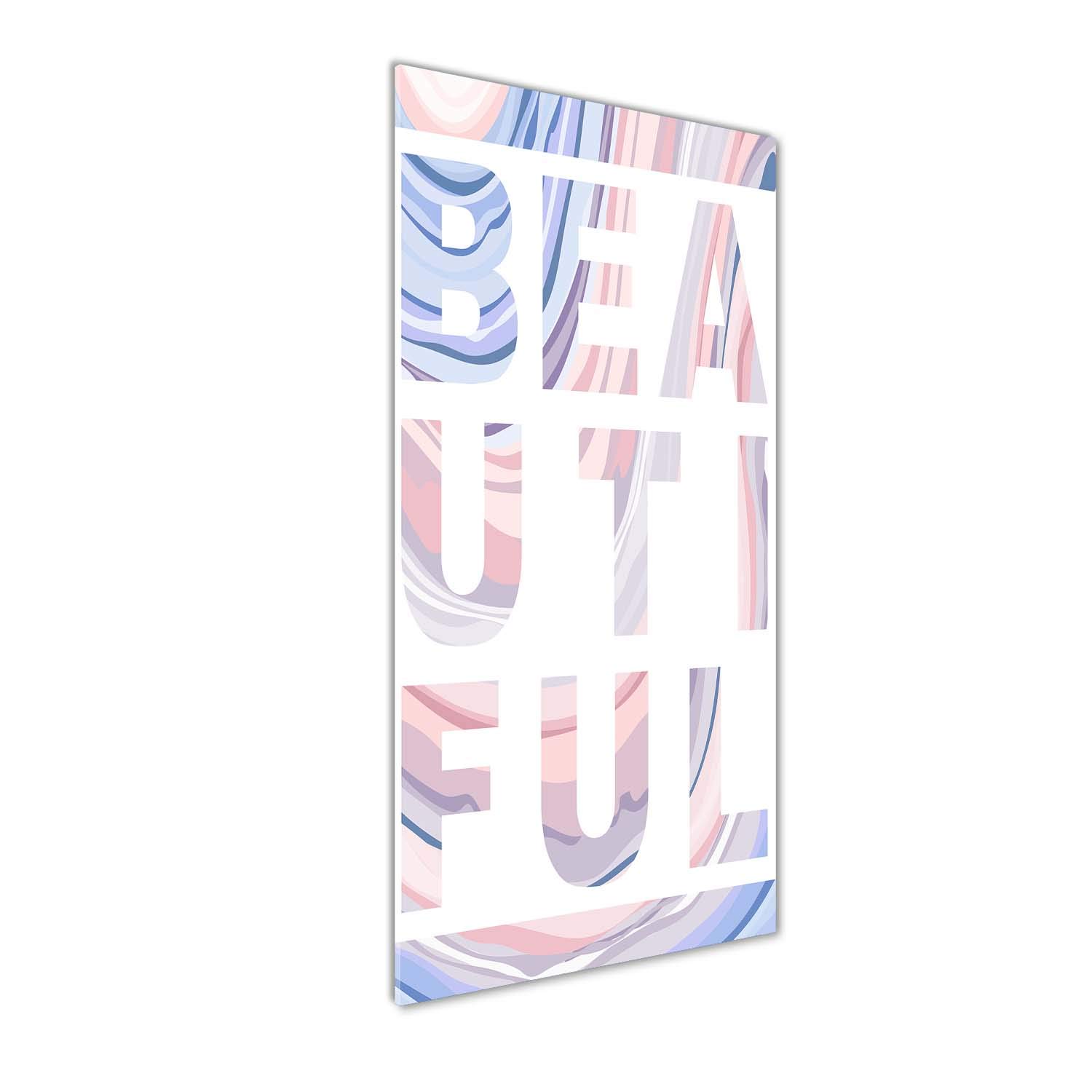 Déco Mural derrière Le Plastique Acrylique Tulup 50x125 - Solution Tableau Incassable Léger
