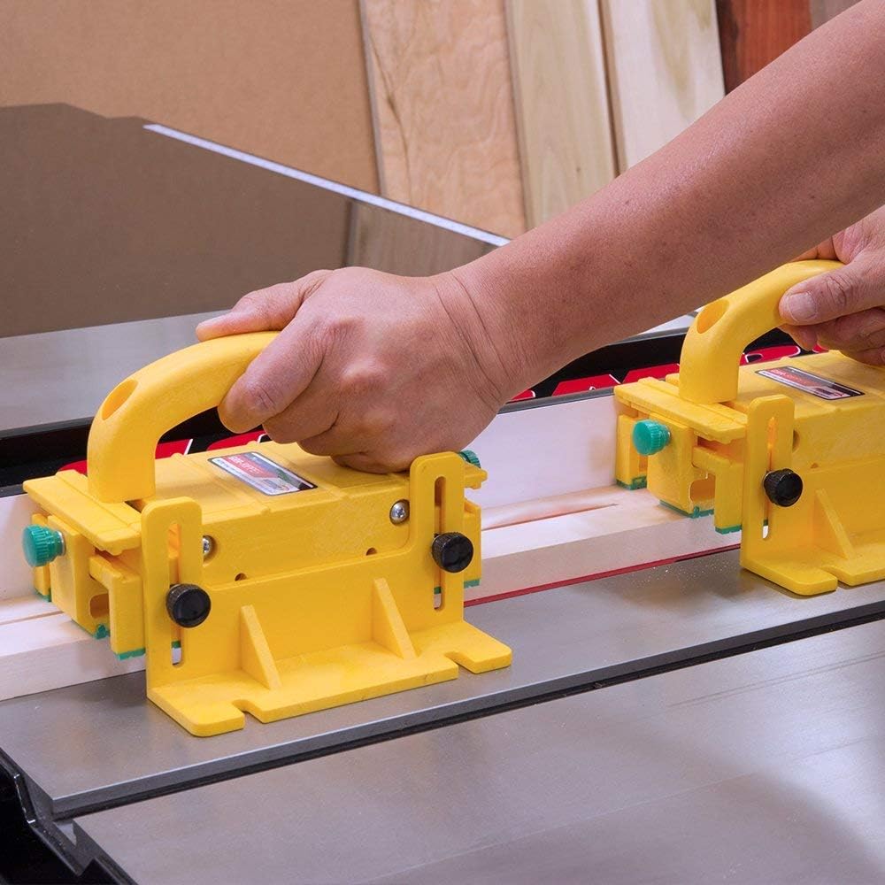 MICROJIG GRR-RIPPER GR-100 3D Pushblock For Table Saws, Router Tables, Band Saws, And Jointers, 2-Pack