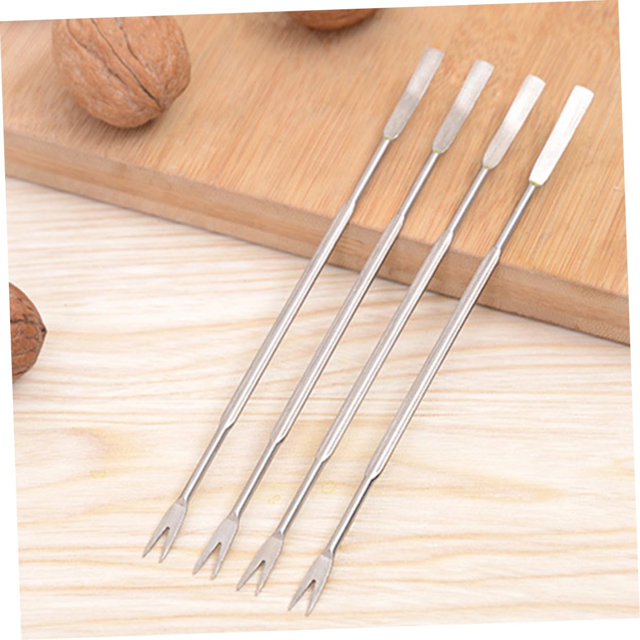 ERINGOGO Set Attrezzi per Frutti di Mare 12 Pezzi in Nylon Argento