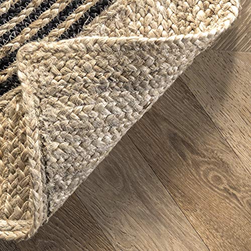 Rugs Usa X Arvin Olano Axel Diamond Jute Area Rug, 2' X 8', Natural #TOP3