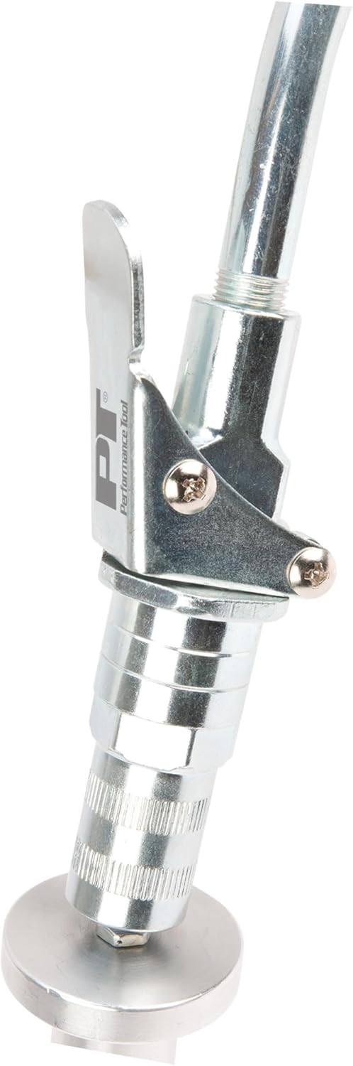 Performance Tool W54238 Heavy Duty Grease Coupler for Grease Guns, 12,000 PSI, Zinc Coated Alloy Steel, Smooth Retraction Mechanism, 1/8 NPT
