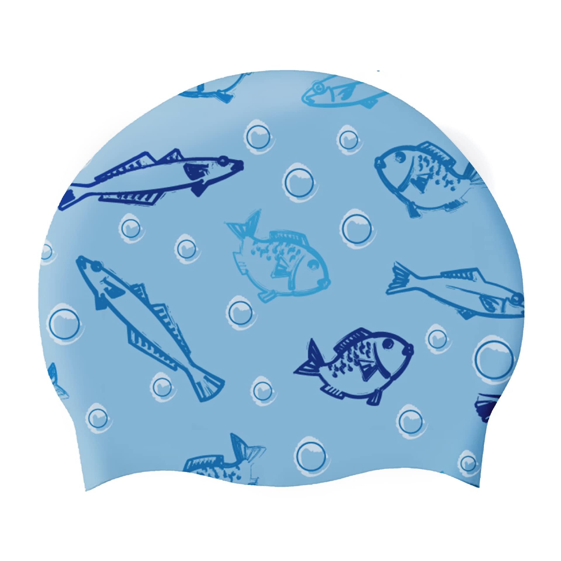Custom Swim Cap With Your Photo Personalized Silicone Swim Cap For Men And Women Swimming, Flexible Adult Swimmers Cap For Short And Medium Length Hair, Swim Caps - Canada