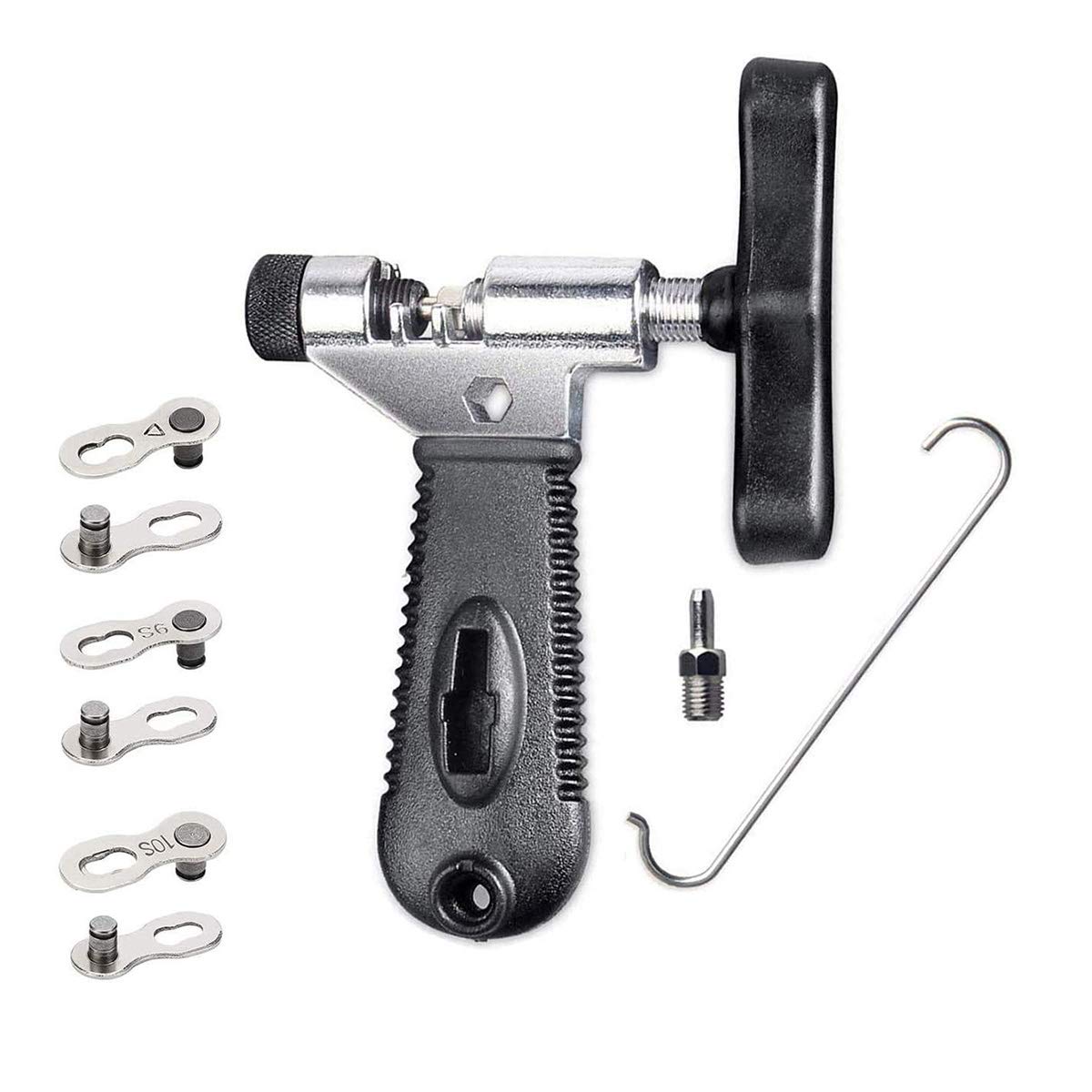 CandeerUniversal Bike Chain Tool, With Hook Road and Mountain Bicycle Repair Tool, Bike Chain Splitter Cutter Breaker, Bicycle Remove And Install Chain Breaker Spliter Chain Tool