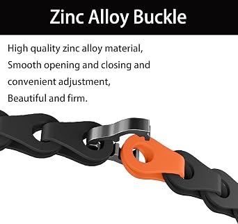 Lamshaw Compatible for Shock Clock Max Bands, Elastic Silicone Hollowed Out Replacement Straps Compatible for Pavlok Shock Clock 3, Max
