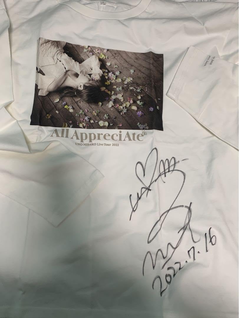 All Appreci Ate サイン付き　ロンT All Appreci Ate サイン付きロンT