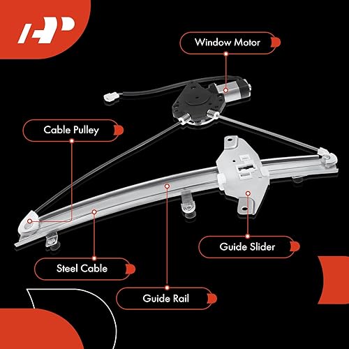 Miniatura 6 de A-Premium Elevalunas eléctrico con motor compatible con Toyota Camry 1994-1996 Coupé solo delantero derecho lado del pasajero