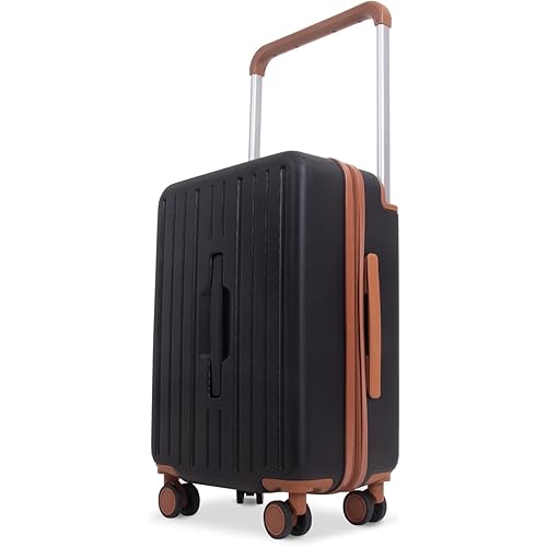 Apelila 20 Inch Carry ON Luggage, Hardshell Suitcase with Spinner Wheels, Wide Handle & TSA Lock, 116L Large Capacity for Family and International Travel- Cruise & Airline Approved