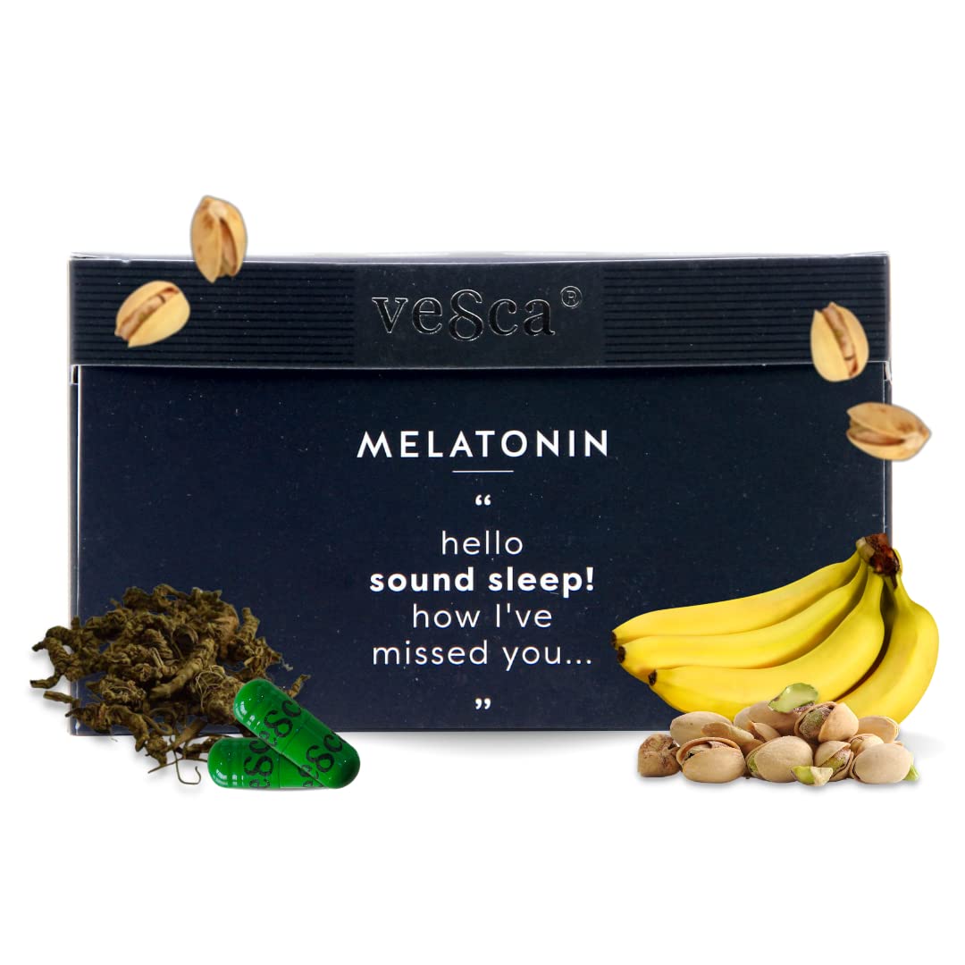 Buy Vesca Melatonin Promotes Restful Sleep, PlantBased Melatonin 10mg