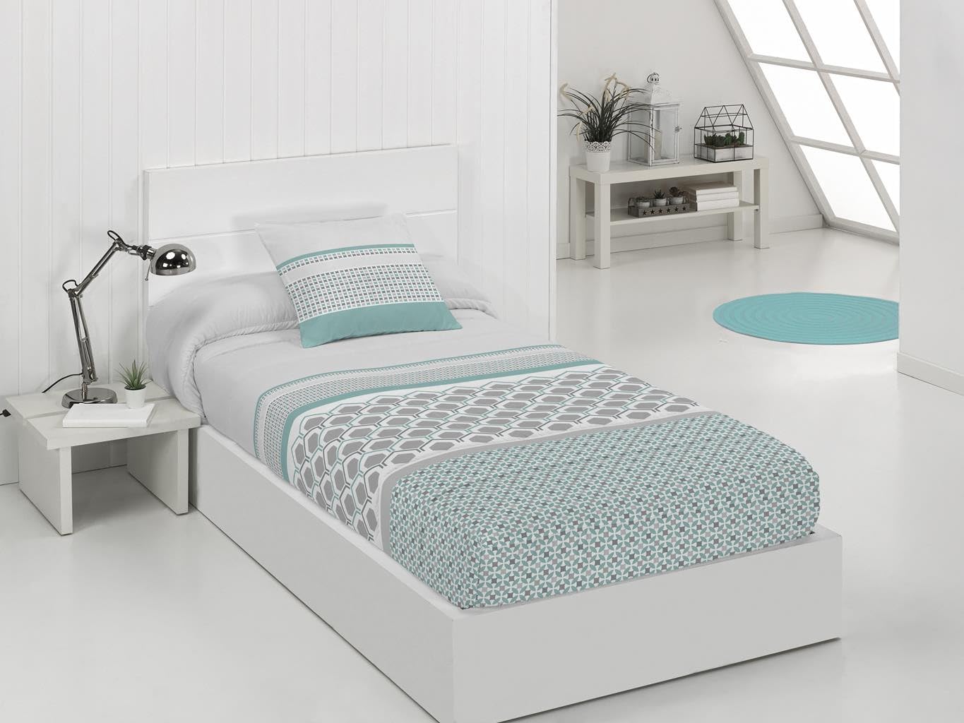 JVR | Edredón Ajustable Tamaño 80 Suave y Transpirable – Edredón Extrasuave Premium con Diseño Moderno para Todas Las Estaciones