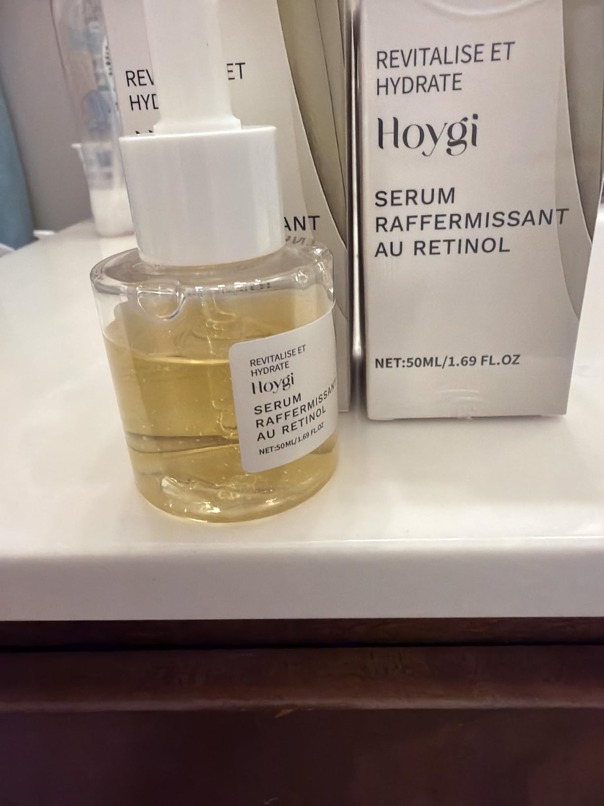 KunMan Retinol 0.2 Boosting Shot Ampoule, Powerhouse Face Serum with Hyaluronic Acid, Firms Skin, Hydrating, Anti-Aging & Fine Lines Repair, for All Skin Types, 3.38 fl.oz