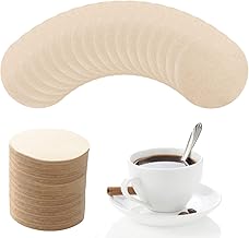 600 Pcs Replacement Coffee Filters, Round Unbleached Paper Filter Compatible with Aerobie Aeropress Coffee and Espresso Makers (2.5 inch)