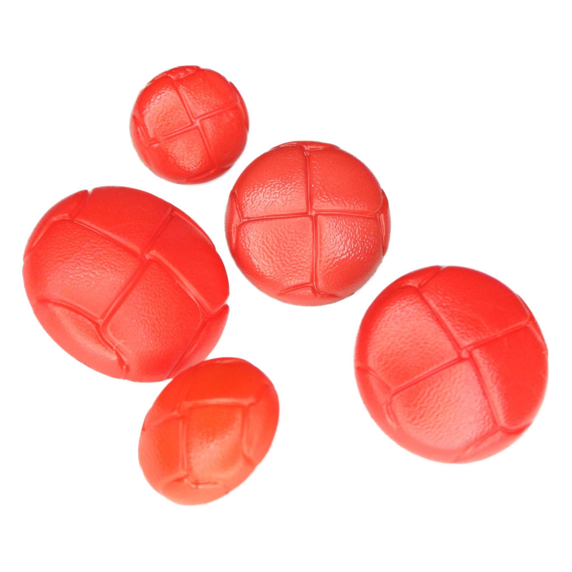 Football Buttons 550D, 30 Red, 8 25mm — image 1