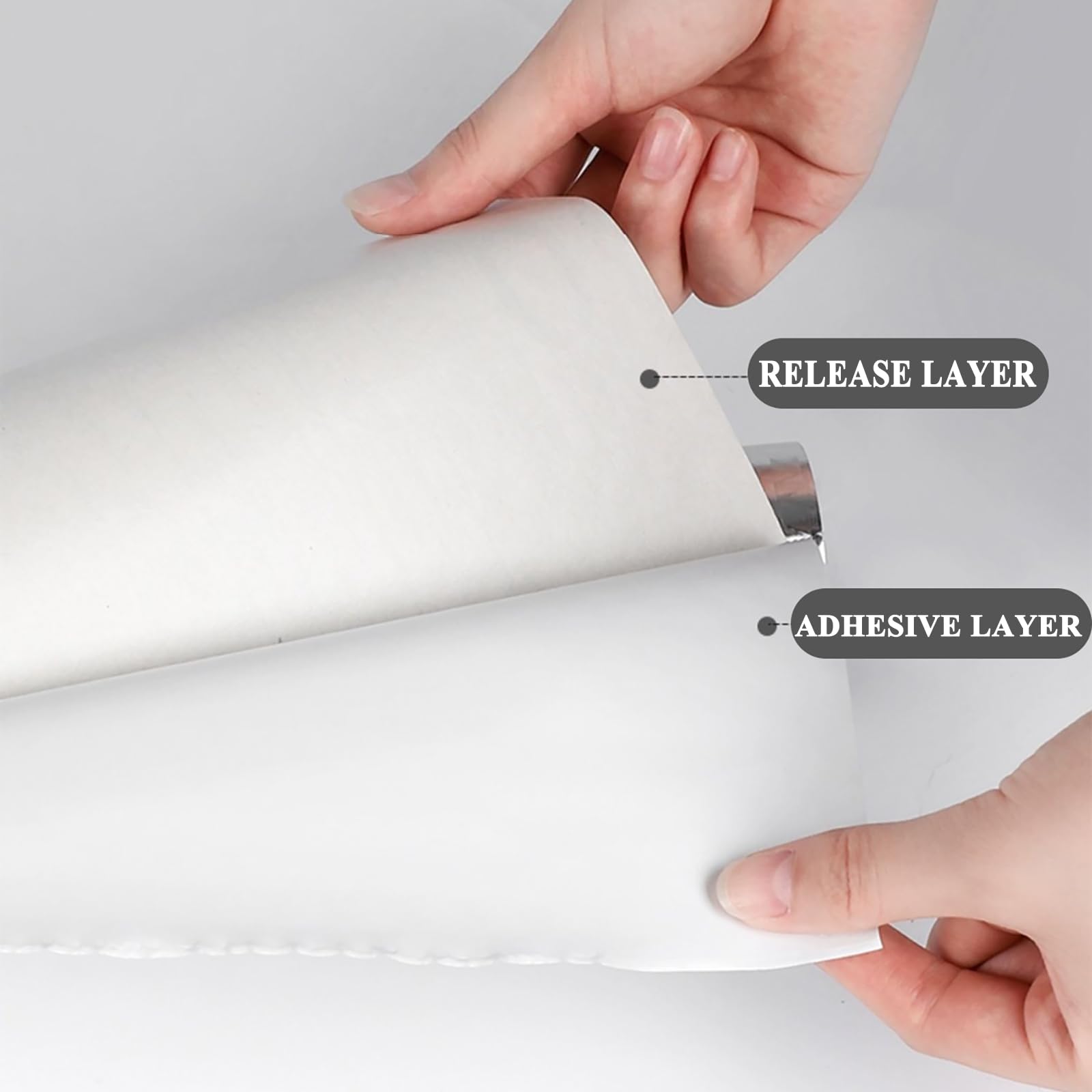 Srebrny papier samoprzylepny do blatów roboczych 60 cm (23,62 cala), naklejki chroniące przed tłuszczem kuchennym, DIY dekoracyjne i wodoodporne, na Cr(rozmiar: 2000 cm, kolor: srebrny-pomarańczowy)