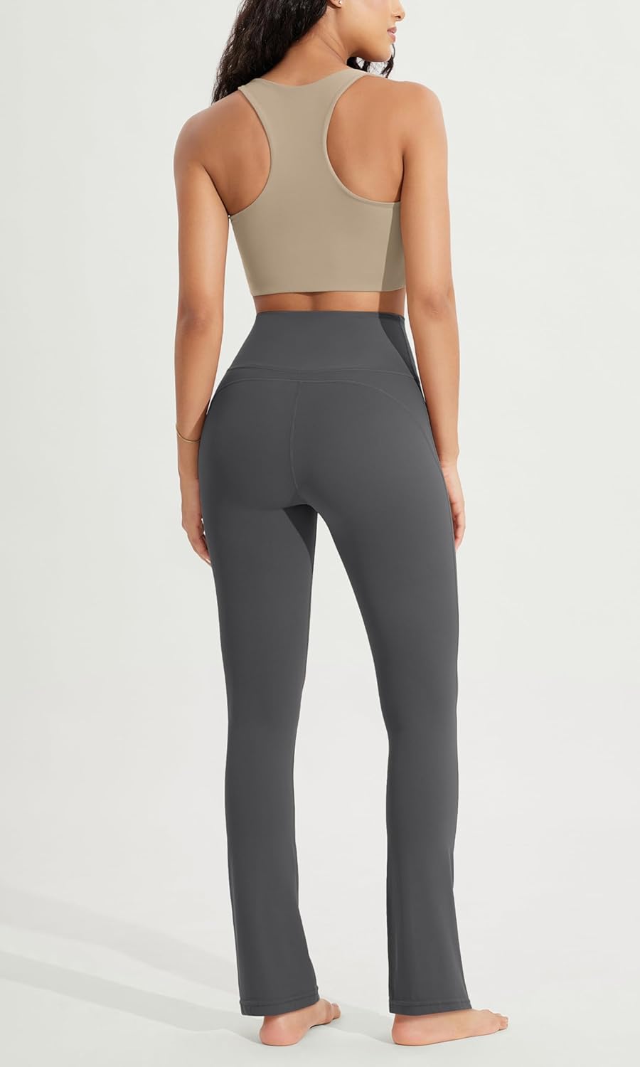 ODODOS Cloud Feeling Straight Leg Pants with Back Pocket for Women, High Waist Casual Lounge Yoga Pants- 28" / 30" Inseam - Image 5