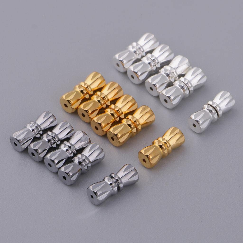 Colgante 2X 15 Cierre de Tornillo para Collares y Pulseras Fabricación de Joyas
