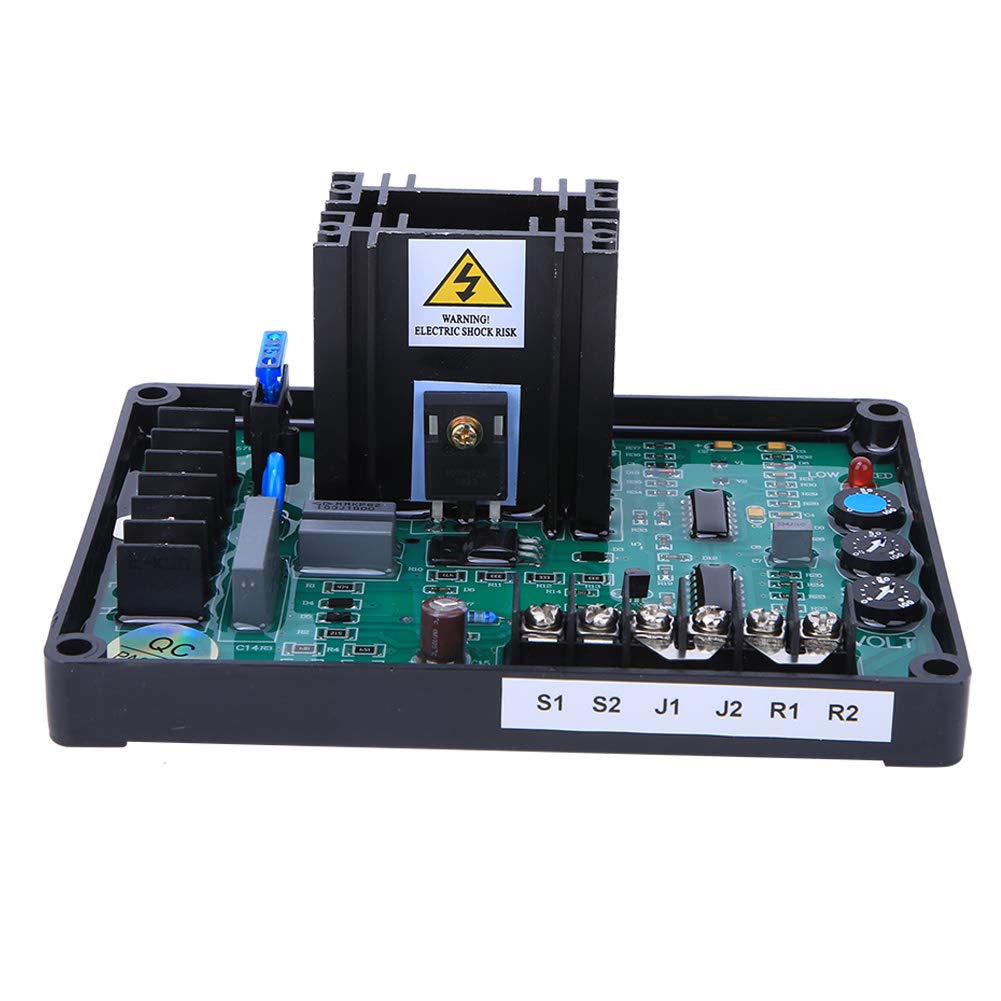 flexman Regulador de Voltaje Automático GAVR~15B, Regulador de Voltaje AVR de 170~264V CA 50/60Hz, Repuestos de Generador Sin Escobillas