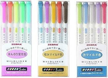 N. ゼブラのみ Amazon.co.jp: Zebra 15色フルセット マイルドライナー ソフトカラー