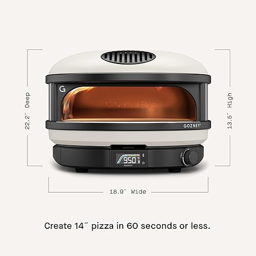 Miniatura 2 de Gozney Horno de pizza de arco para exteriores, horno de pizza de gas propano, control de llama de precisión, cocina pizza de 14 pulgadas en 60